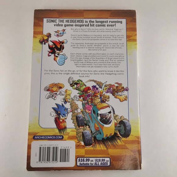 The Complete Sonic the Hedgehog Comic Encyclopedia by Sonic Scribes Archie Rare - Picture 2 of 10
